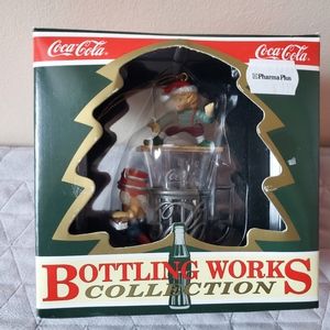 Coca cola ornaments vintage bottling works